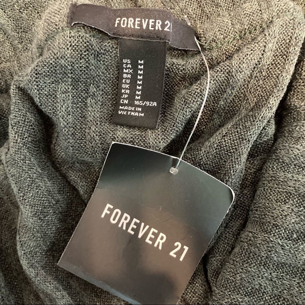 FOREVER 21 | Ribbed Knit Off Shoulder Mini Dress - Picture 5 of 6